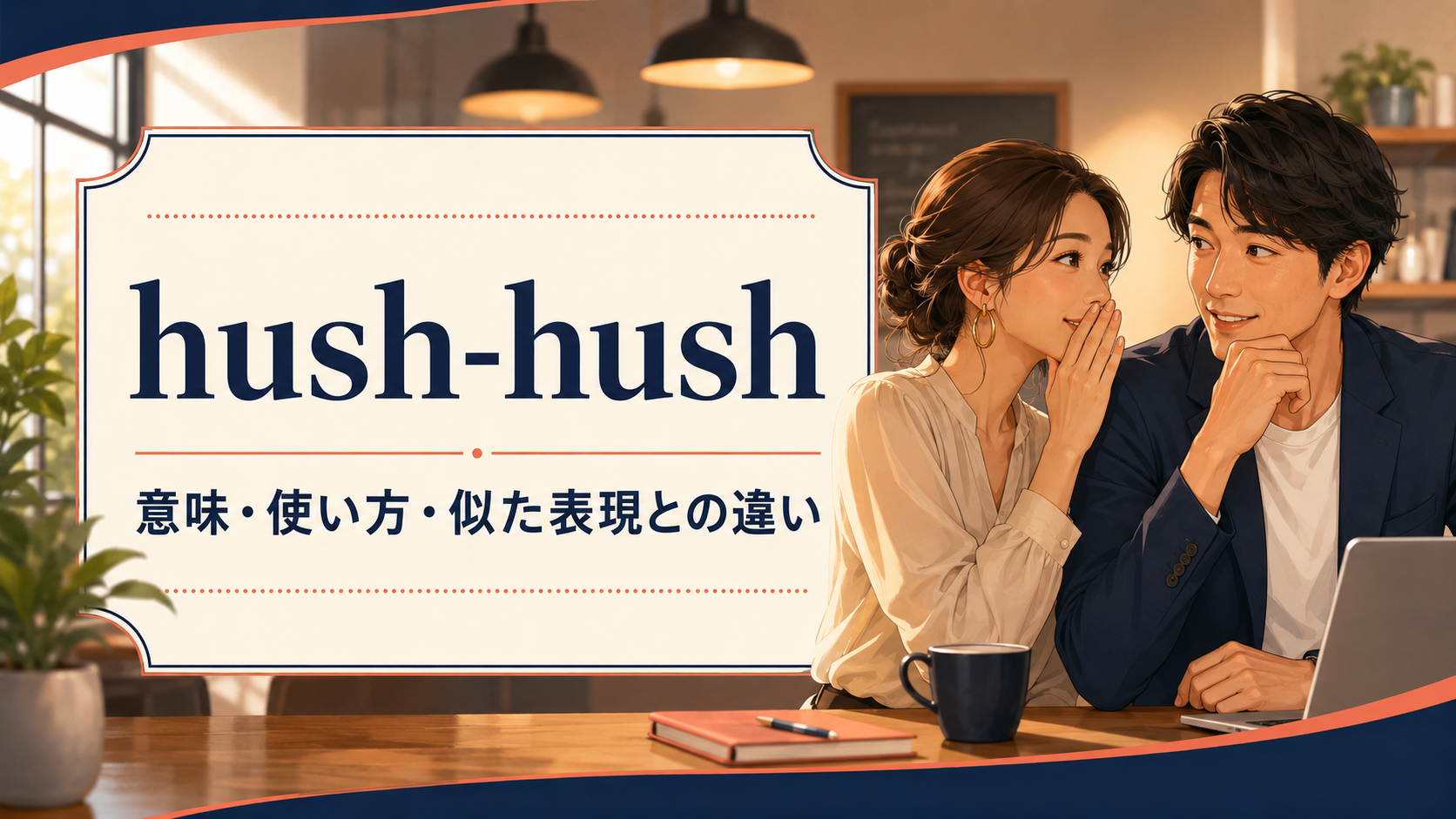 hush-hushの意味と使い方、似た表現との違い