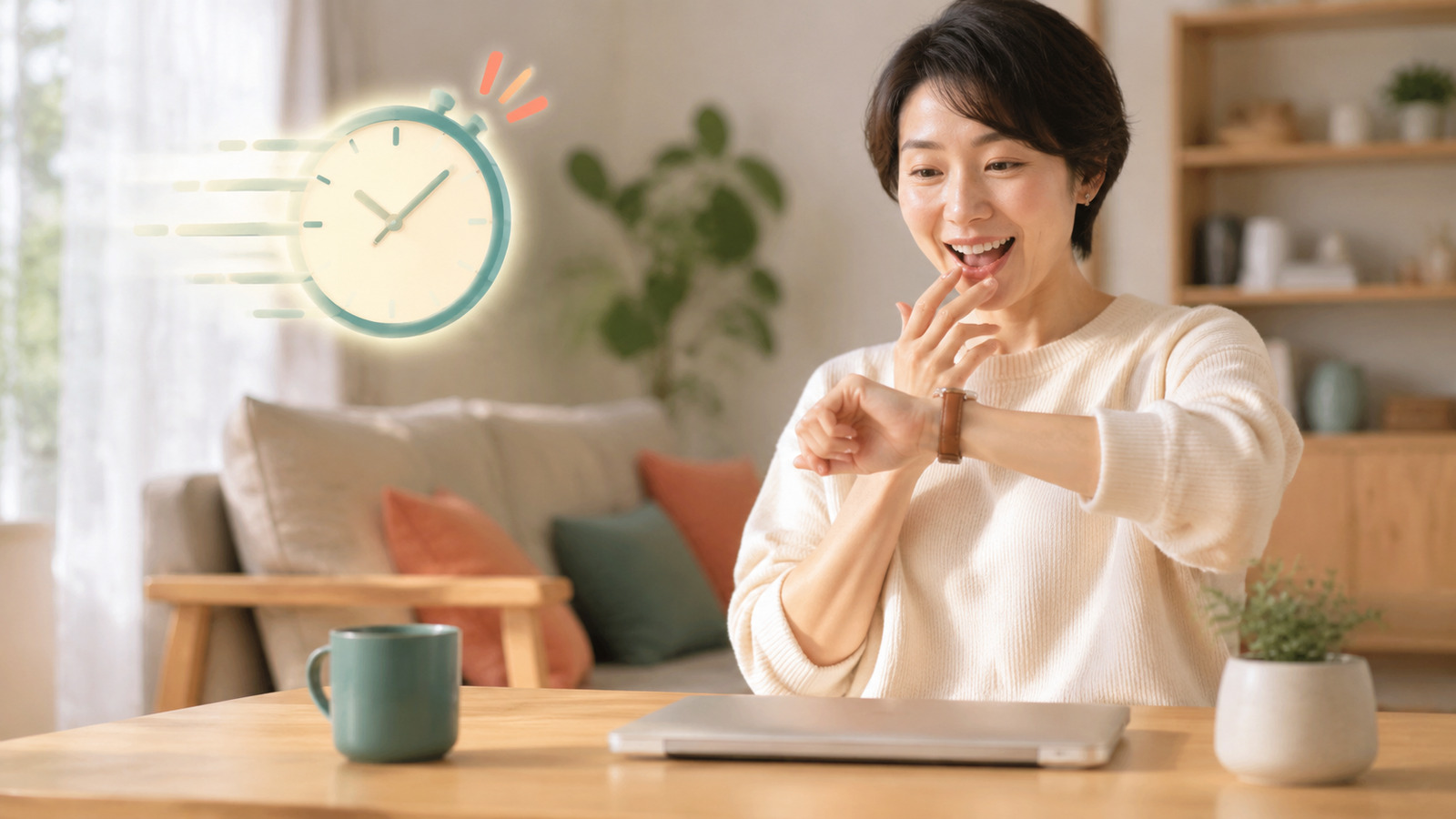 in no timeの意味と使い方