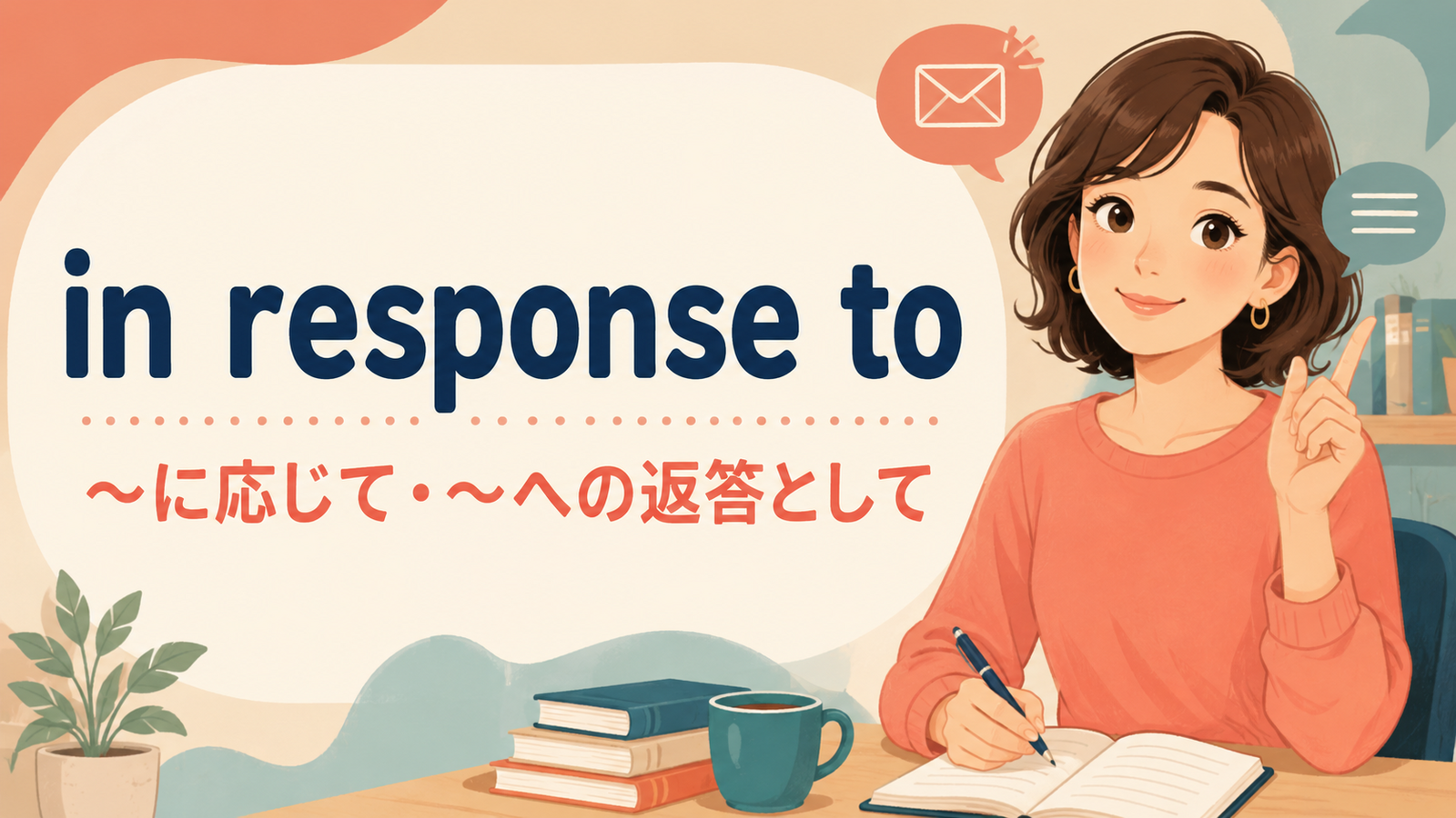 in response toの意味と使い方