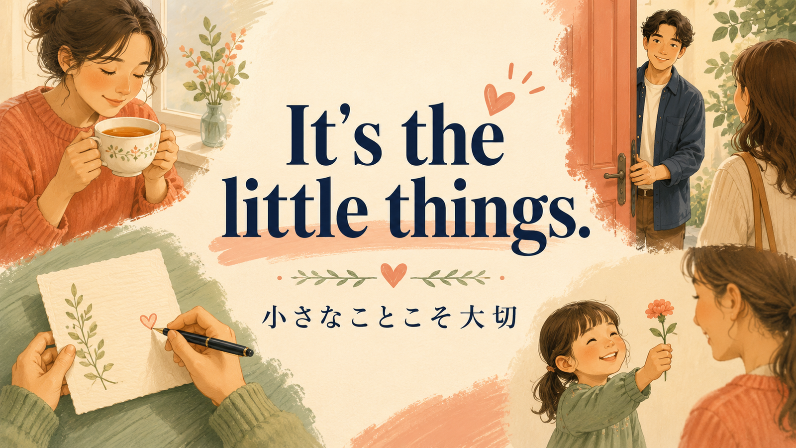 It's the little thingsの意味・使い方・例文