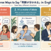 「計画に行き詰まる」の英語表現を解説するアイキャッチ
