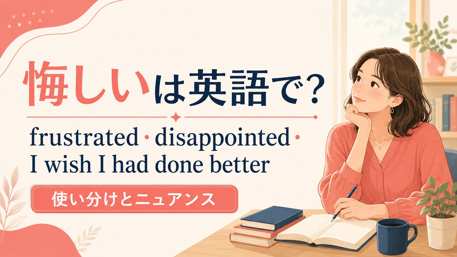 悔しいは英語で?使い分け