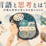 言語が色・空間・時間・数などへの注意を導き世界の見え方に関わる様子