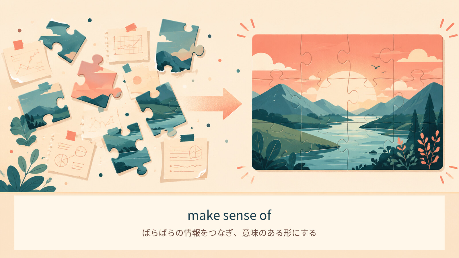make sense ofのコアイメージ解説
