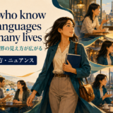 Those who know many languages live as many livesの意味・使い方・ニュアンス