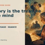 Memory is the treasure of the mind.の意味と使い方を表すアイキャッチ画像