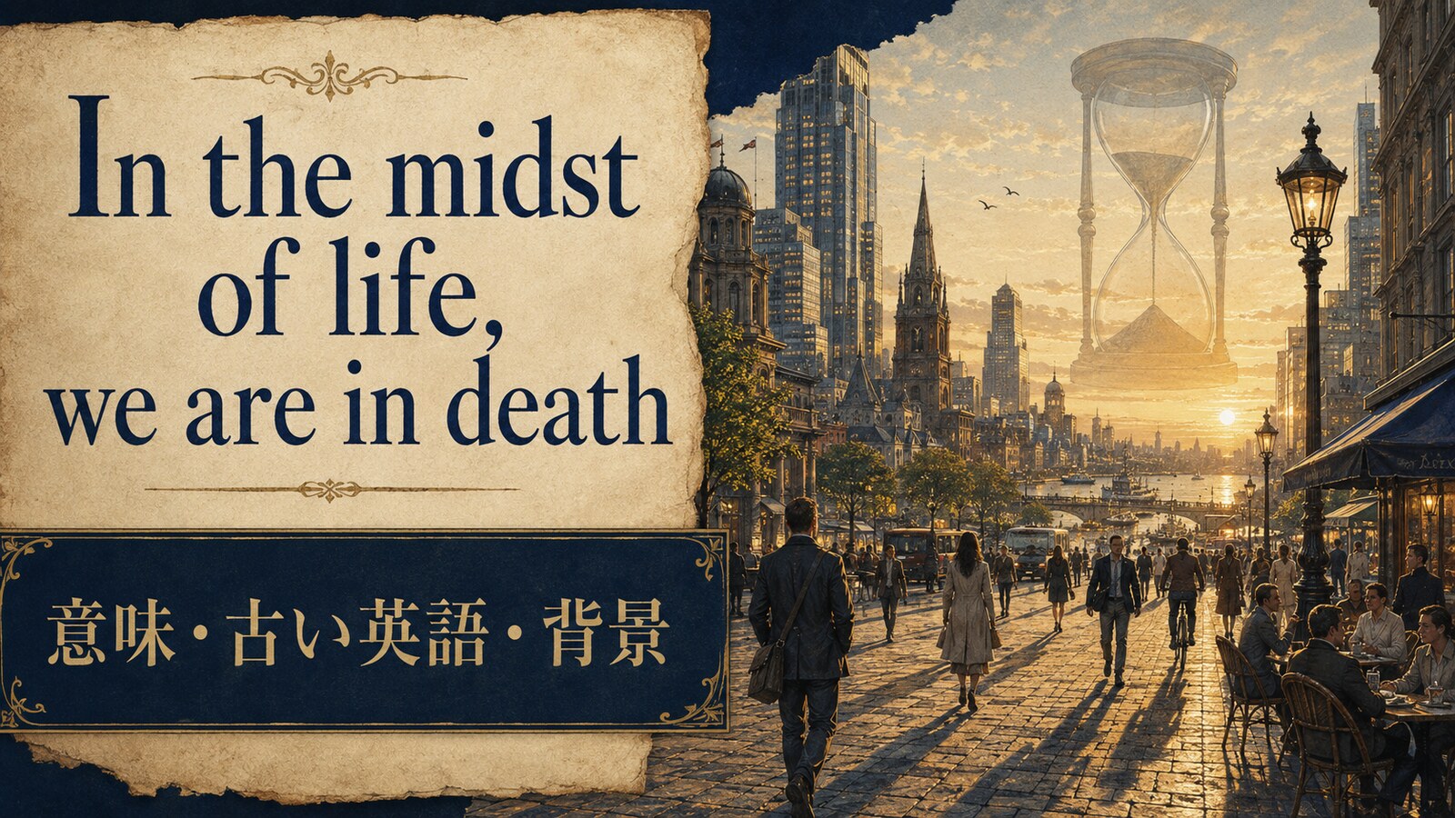 In the midst of life, we are in deathの意味と使い方