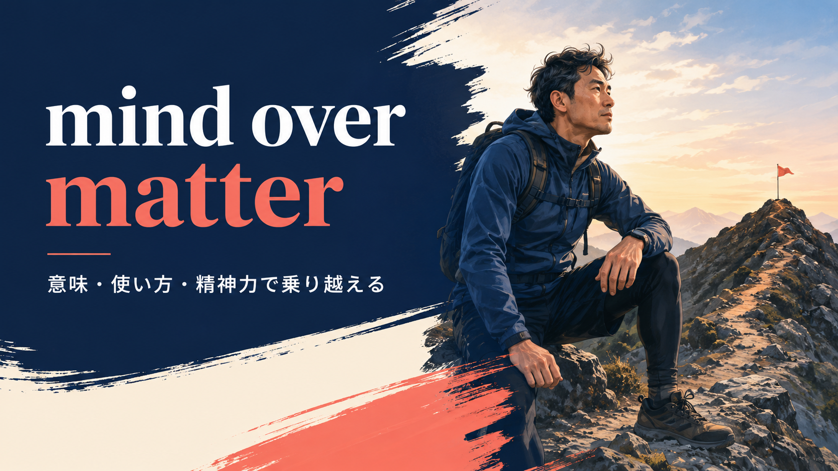 mind over matterの意味と使い方