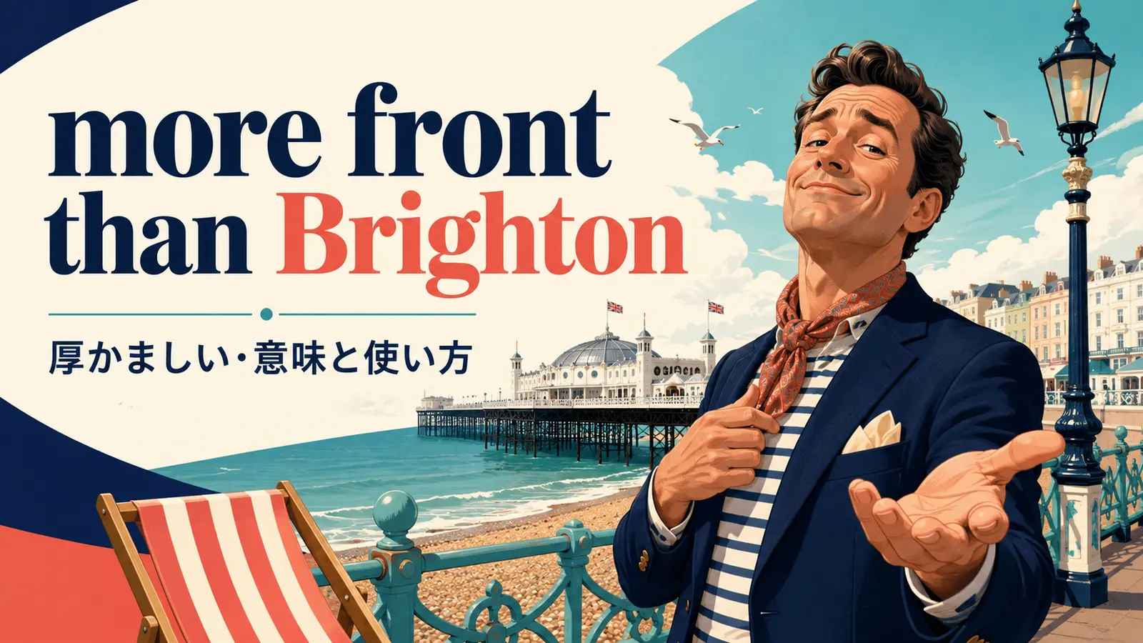more front than Brightonの意味は？使い方・ニュアンス・例文と簡単な言い換え