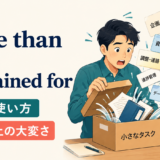 more than you bargained forの意味と使い方