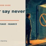 Never say never.の意味と使い方を表すアイキャッチ画像