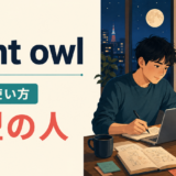 night owlの意味と使い方
