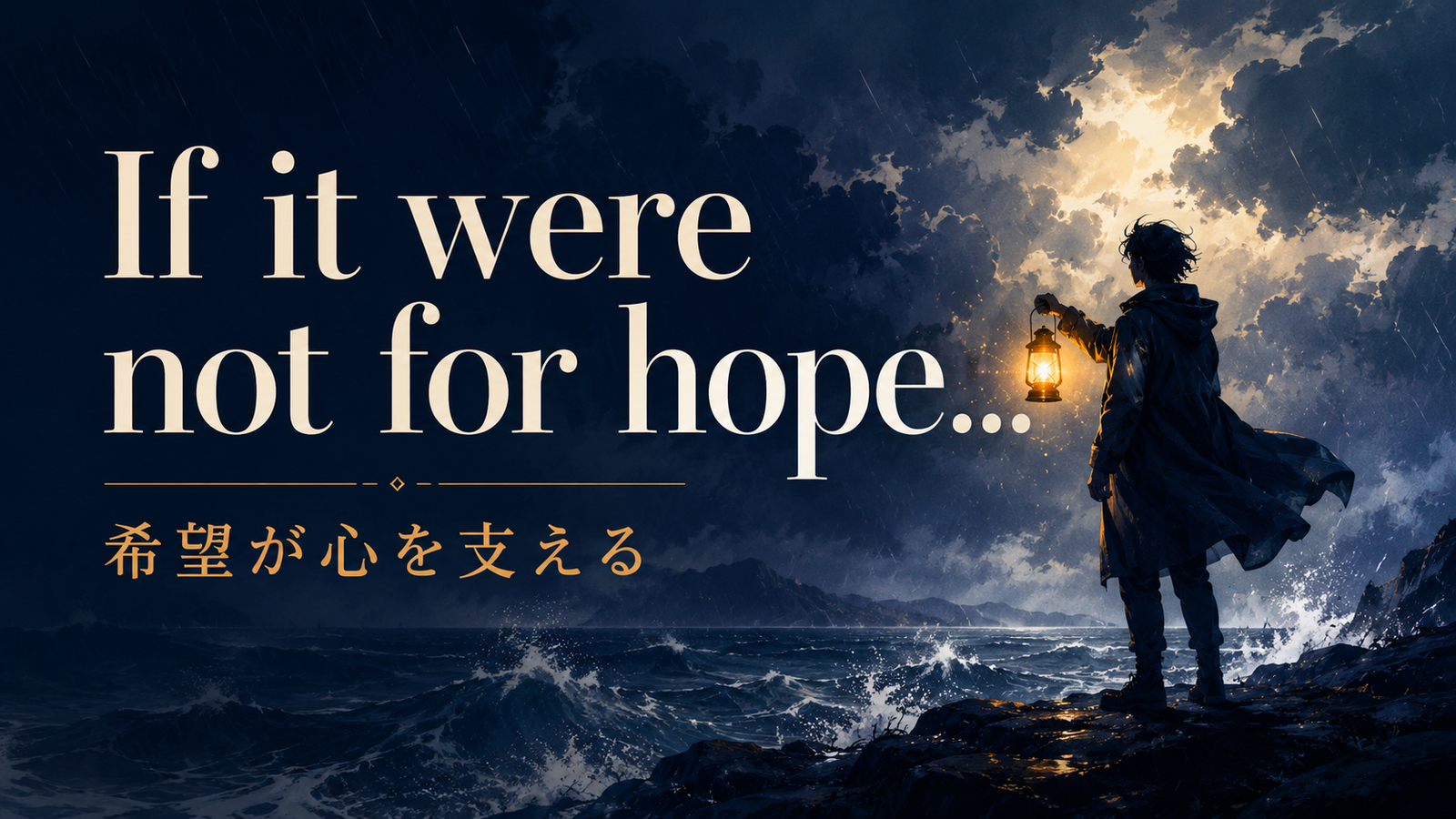 If it were not for hopeの意味・使い方・例文