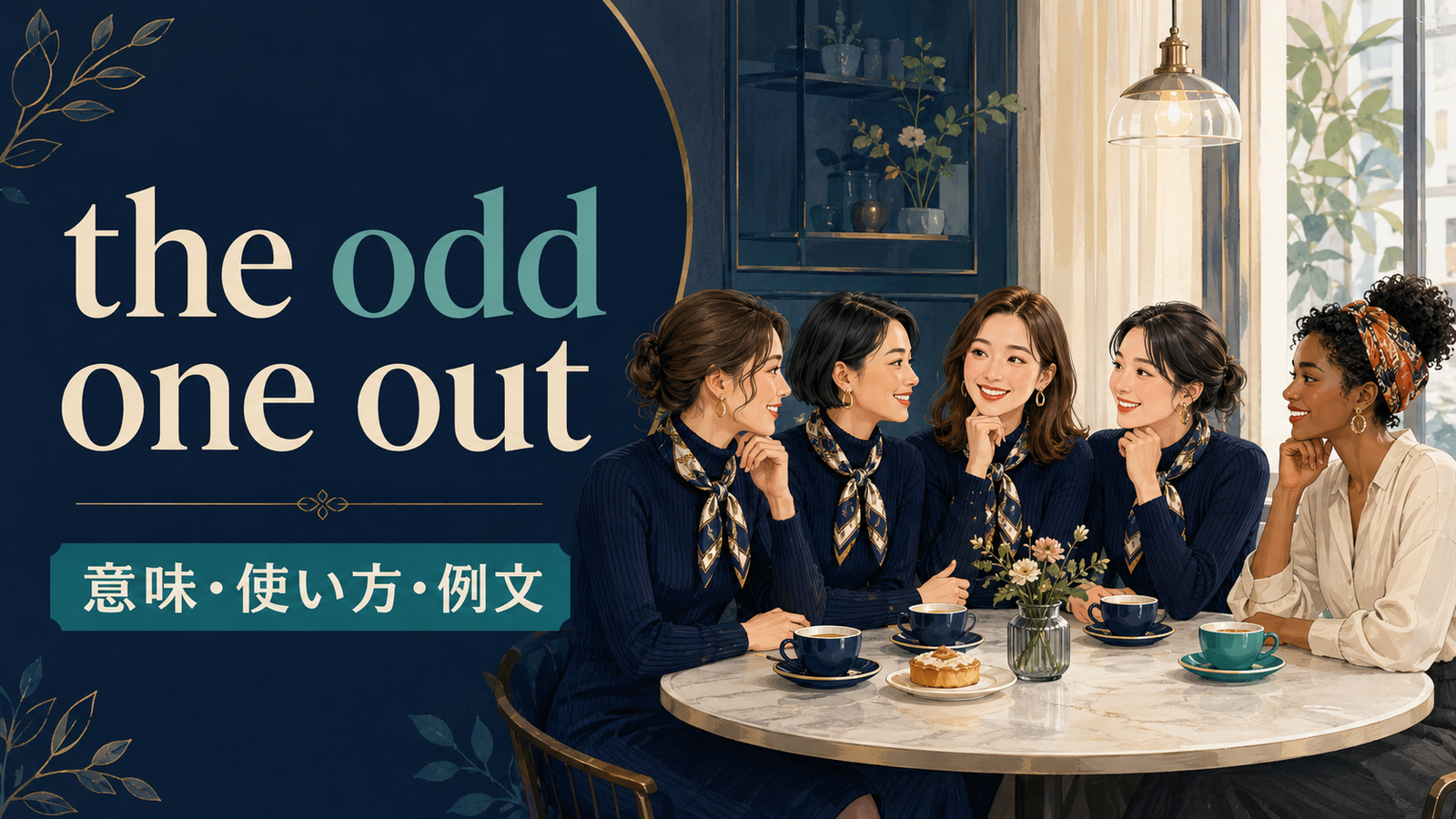 the odd one outの意味・使い方・例文