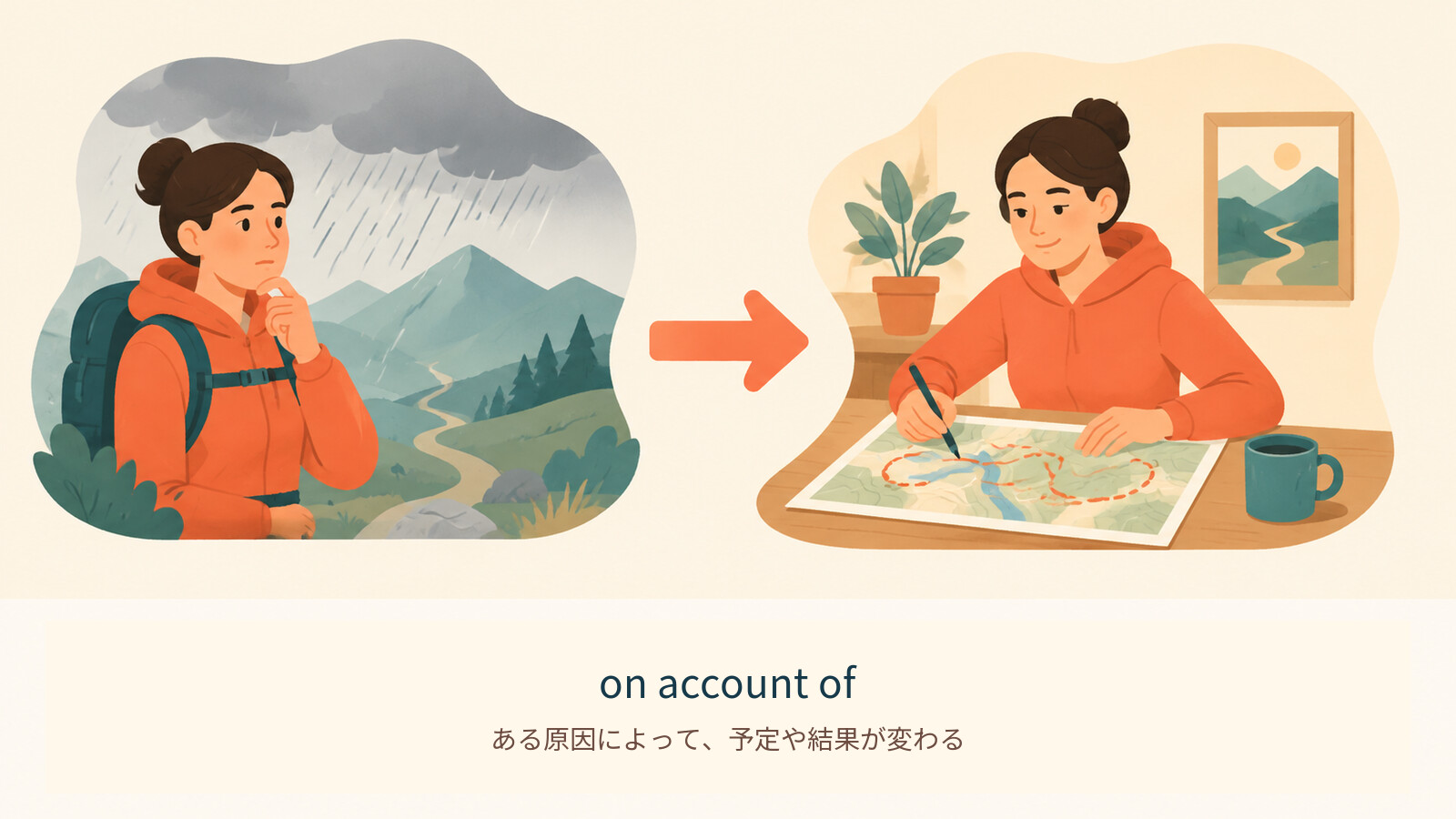 on account ofのコアイメージ解説