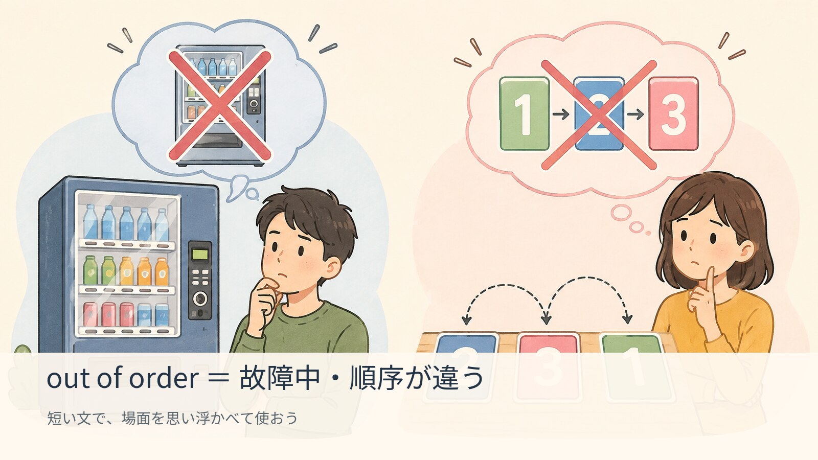 out of orderのコアイメージ解説