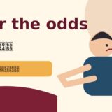 over the oddsの意味と使い方を解説するアイキャッチ