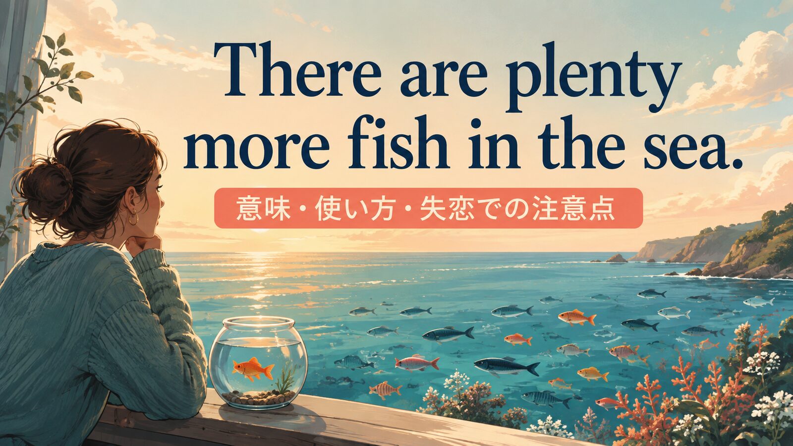 There are plenty more fish in the sea.の意味・使い方｜ニュアンス・例文・似た表現を解説