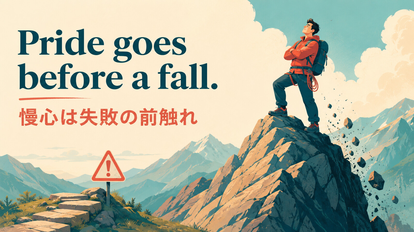 Pride goes before a fall.の意味は？使い方・ニュアンス・例文を解説