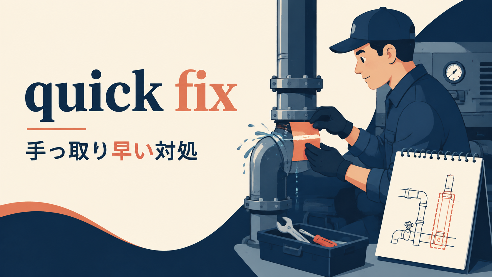 quick fixの意味は？「手っ取り早い対処」の使い方と注意点