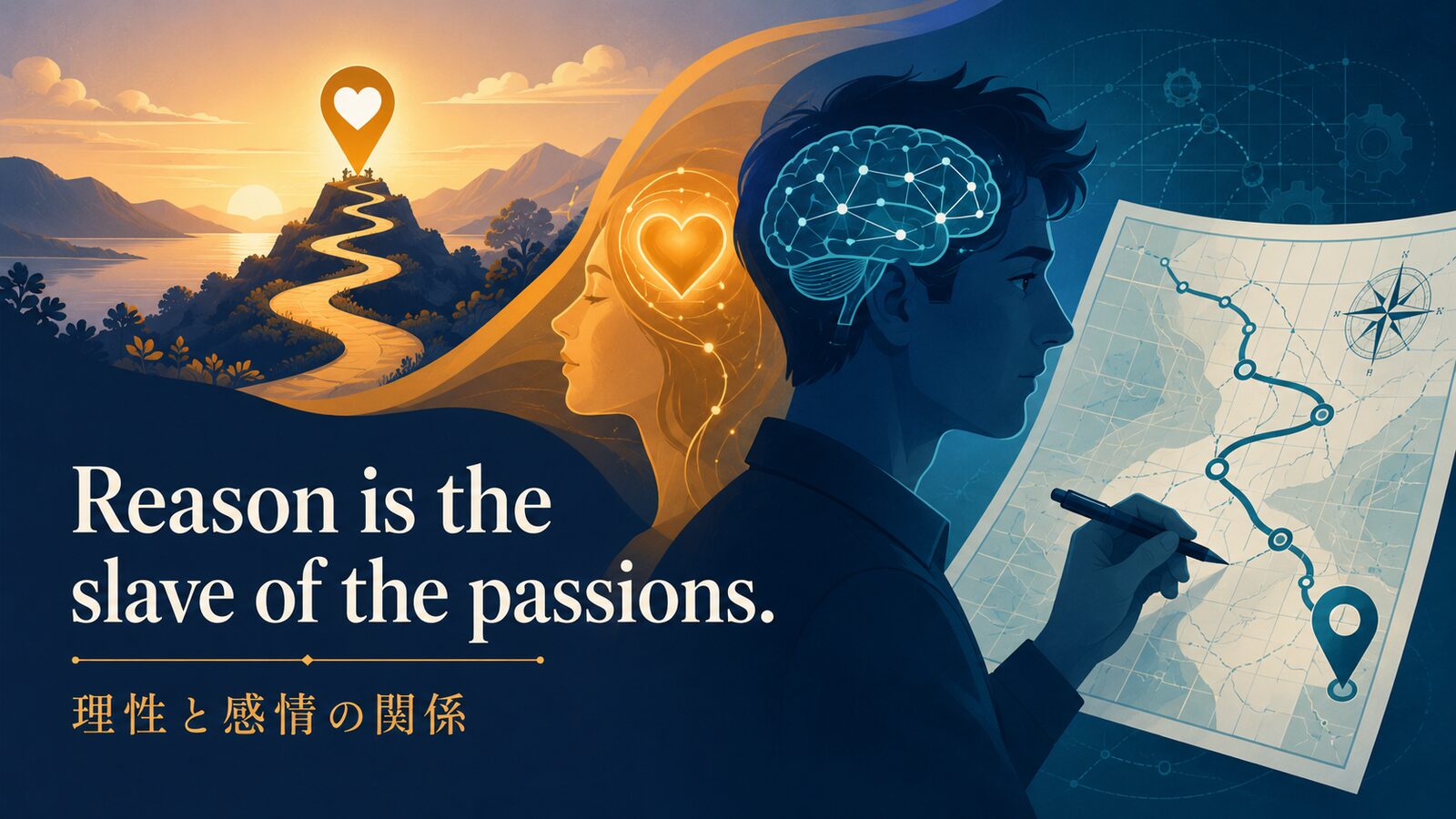 Reason is the slave of the passions.の意味・使い方｜ニュアンス・例文・似た表現を解説