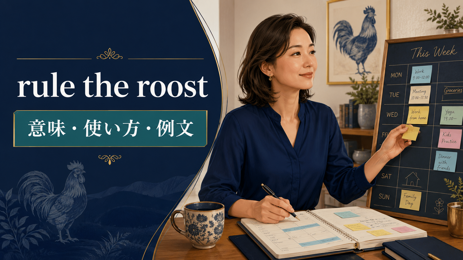 rule the roostの意味・使い方・例文