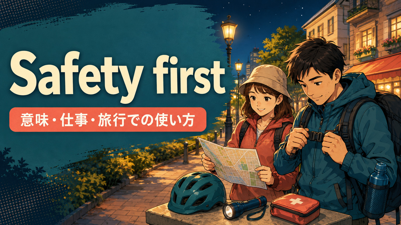 Safety firstの意味・使い方を解説するアイキャッチ