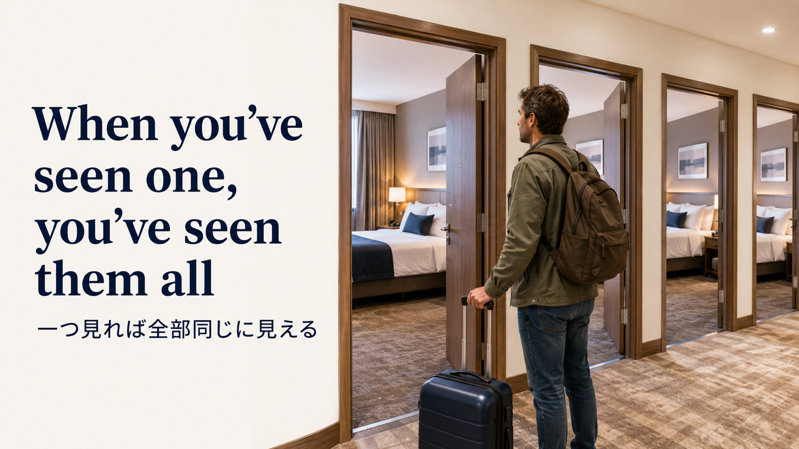 When you’ve seen one, you’ve seen them allの意味は？使い方・ニュアンス・例文を解説