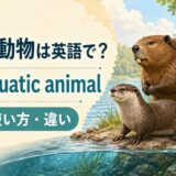 半水生動物は英語でsemiaquatic animal。意味・使い方・違い