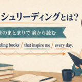 意味のまとまりごとに英文を前から読むスラッシュリーディングの図