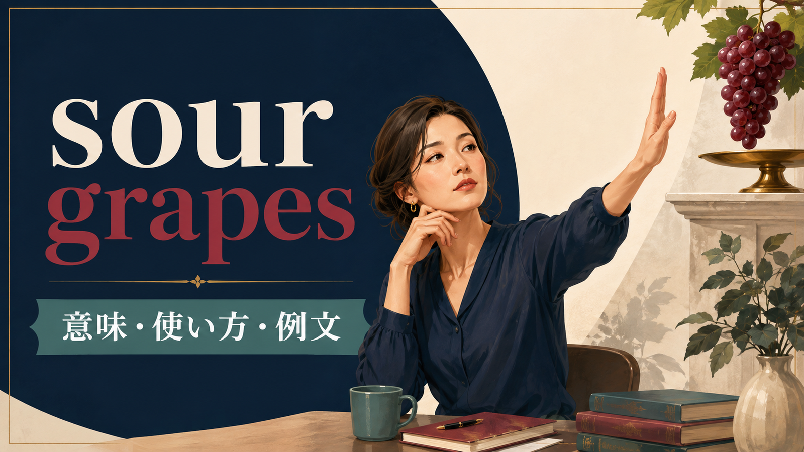 sour grapesの意味・使い方・例文