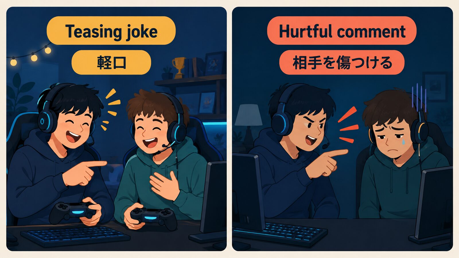 Sucks to suck.の直訳と実際のニュアンスを比較した解説イラスト