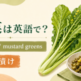 高菜とtakana、mustard greensのアイキャッチ