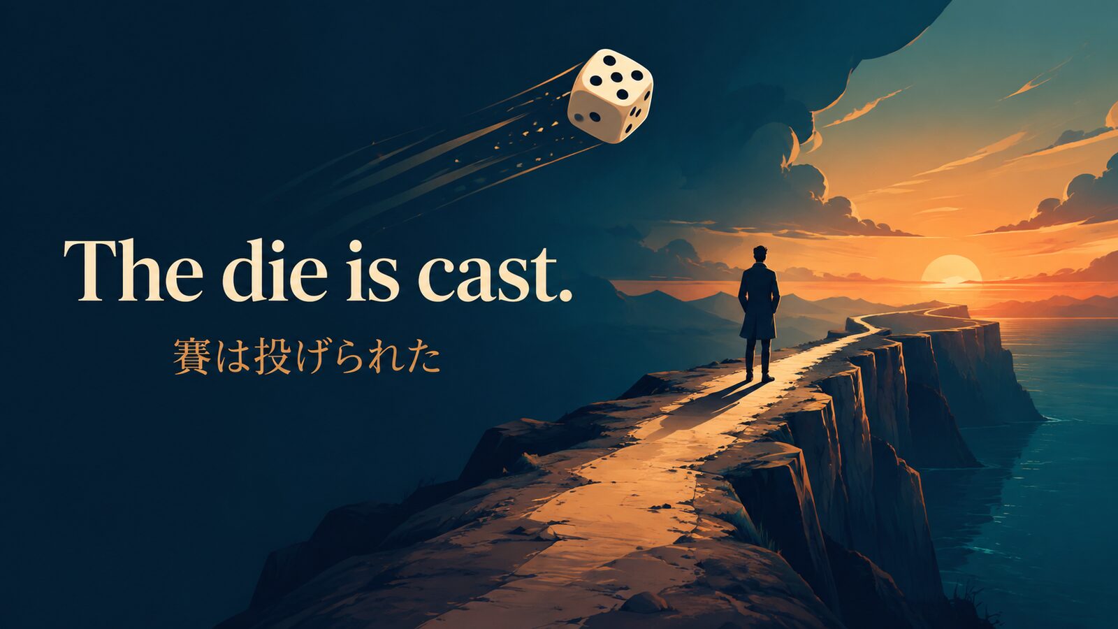 The die is cast.の意味・使い方｜ニュアンス・例文・似た表現を解説
