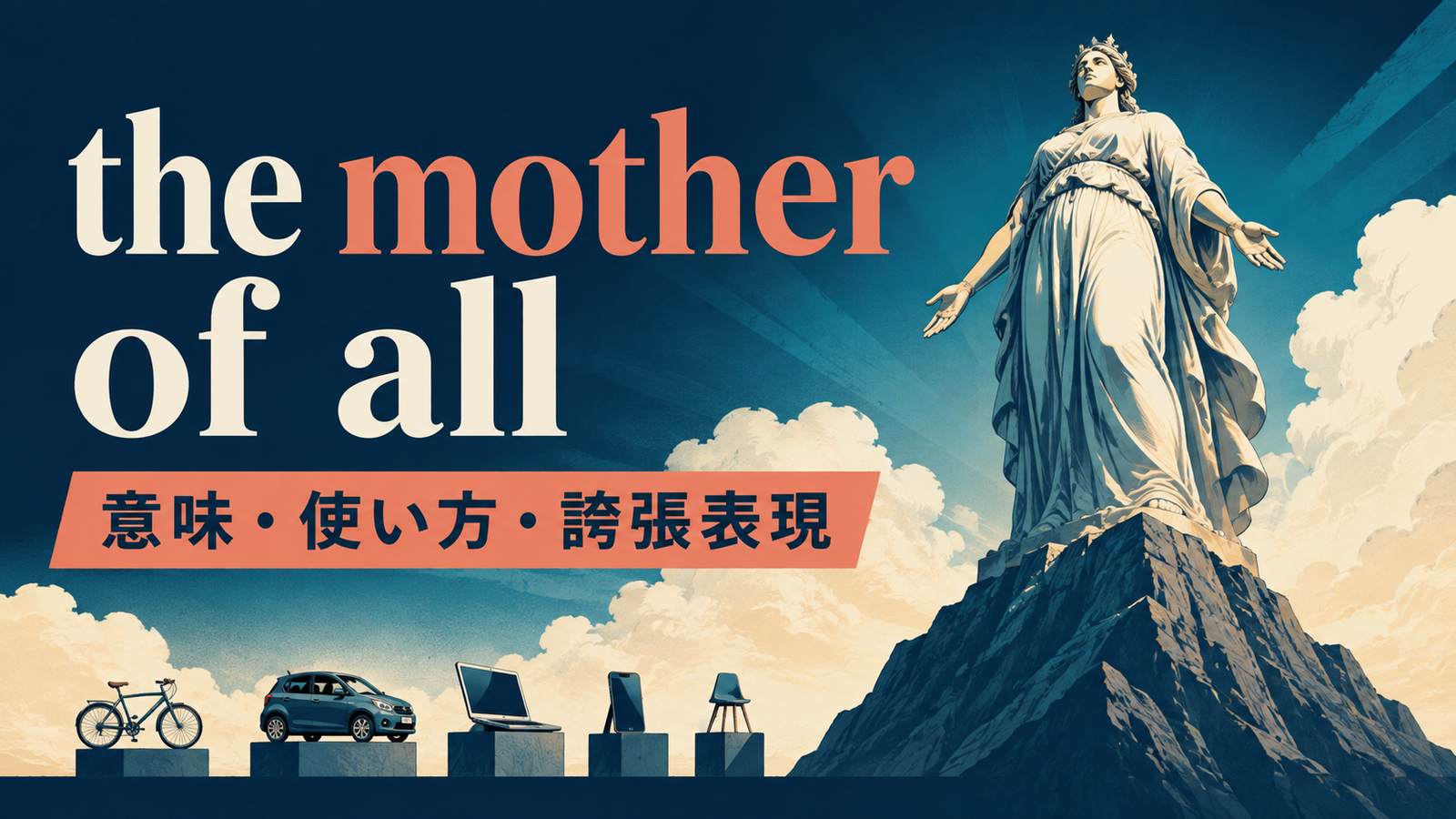 the mother of all ...の意味と使い方を解説するアイキャッチ