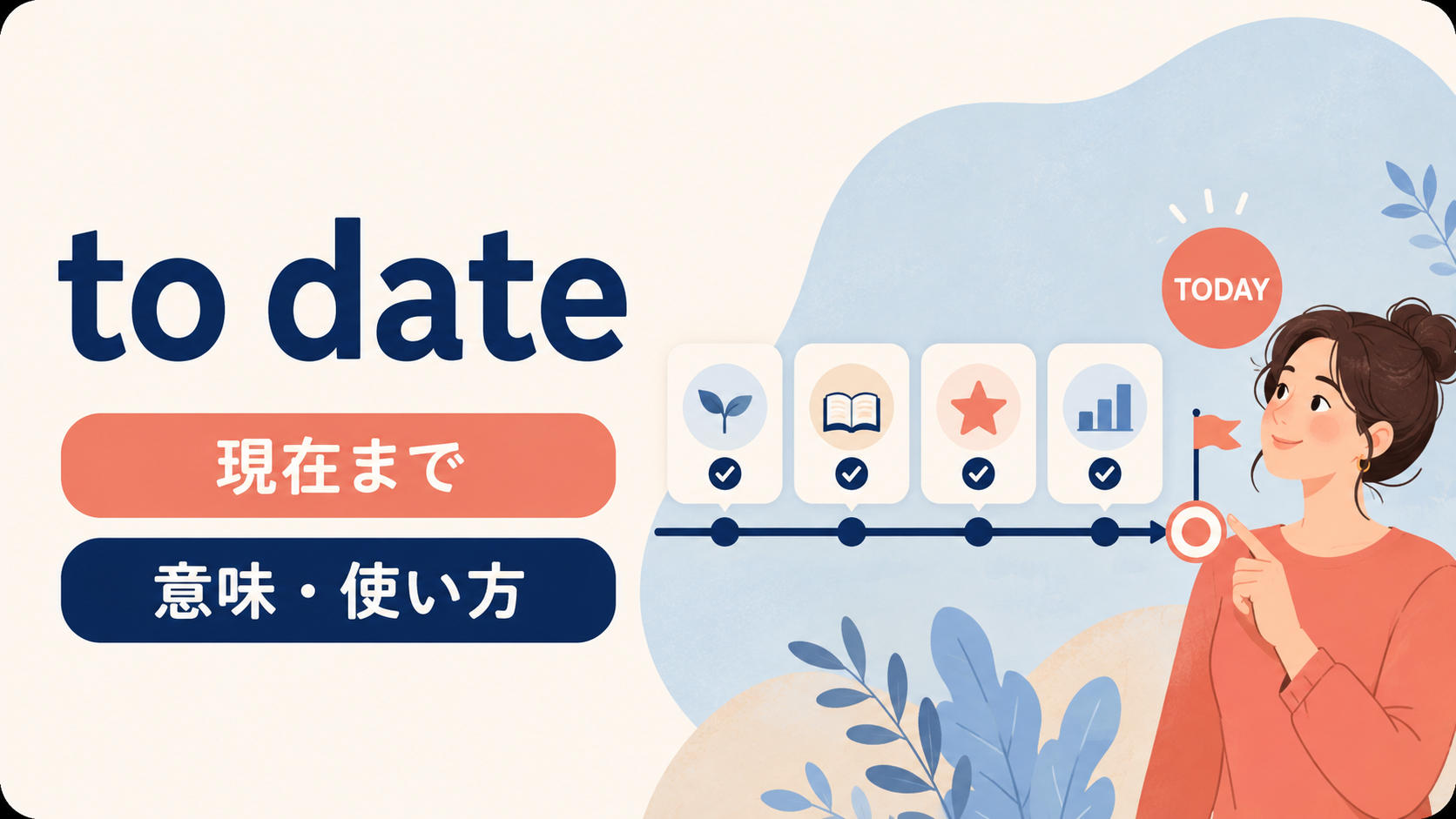 to dateの意味と使い方