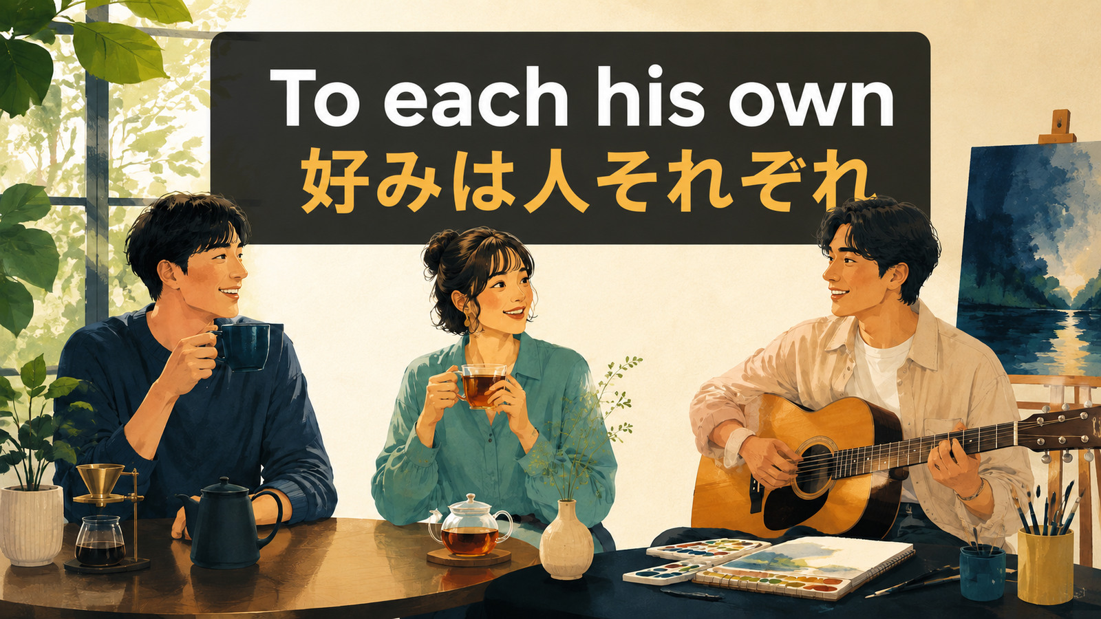 To each his ownの意味・使い方を解説するアイキャッチ