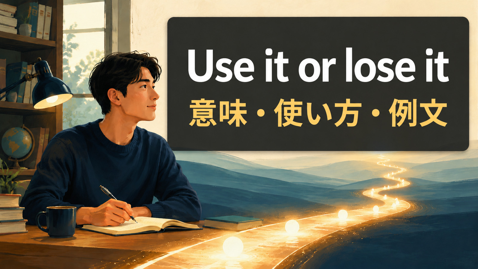 Use it or lose itの意味・使い方｜英語力や技能を保つ表現