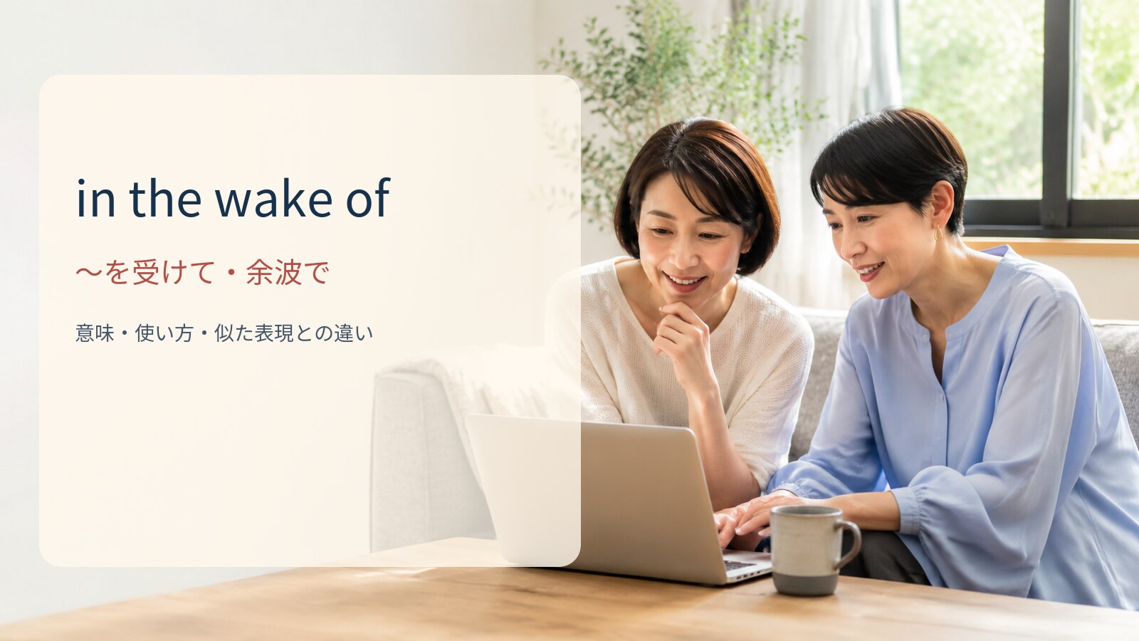 in the wake of 〜を受けて・〜の余波での意味と使い方