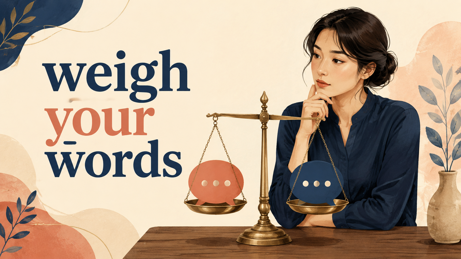 weigh your wordsのイメージ