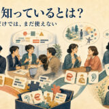 言語の知識を駅や仕事、友人との会話、誤解の修復で使う様子