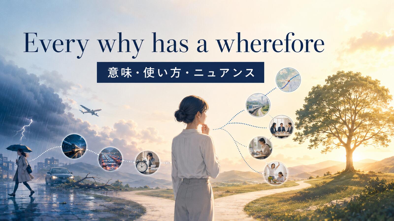 Every why has a wherefore の意味は？使い方・ニュアンス・例文を解説