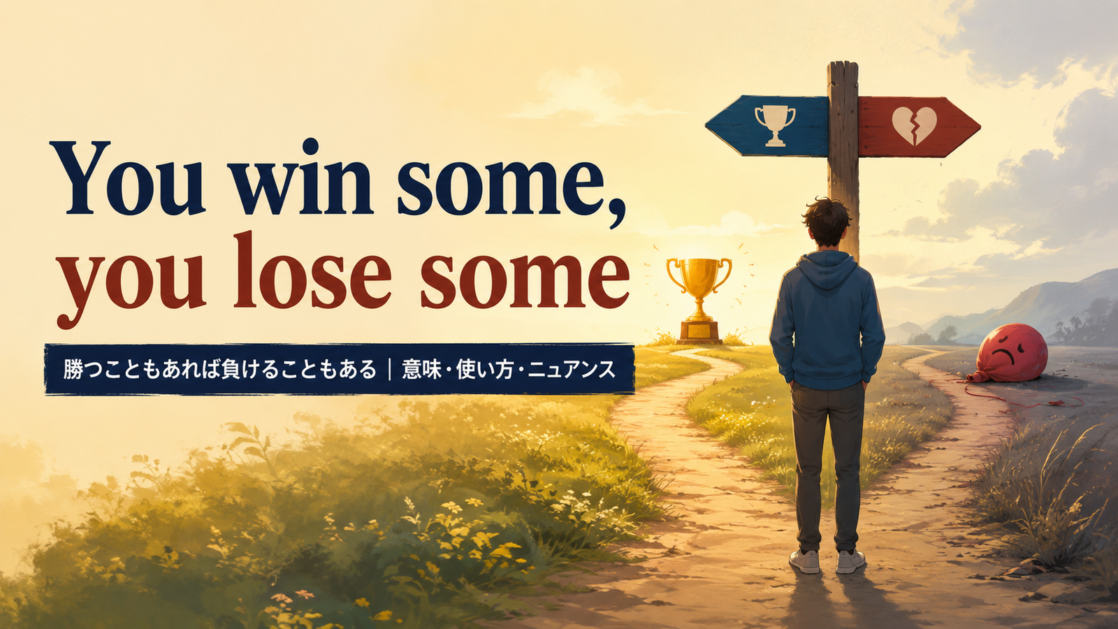 You win some, you lose someの意味と使い方