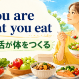 食生活が体をつくることわざのアイキャッチ