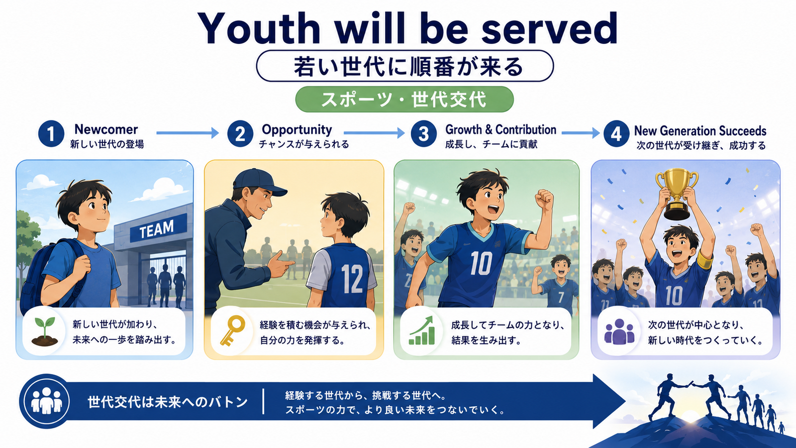 Youth will be servedのニュアンスを図解